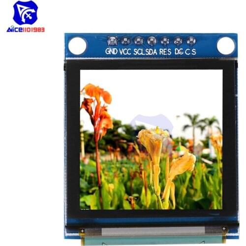 Diymore 1.5" OLED Display Module 128128 Full Color I2C IIC SPI Serial Interface SSD1351 Driver LCD Module for Arduino C51 STM32