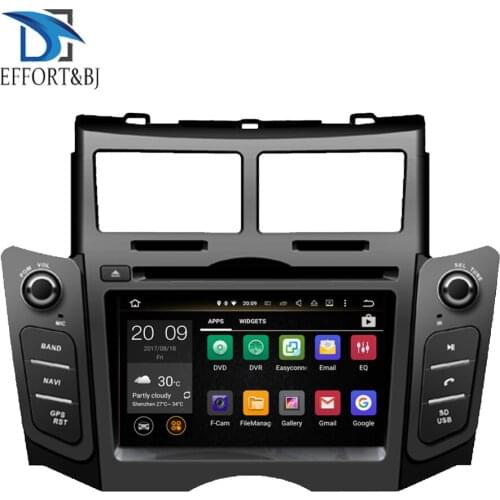 Android 9.0 8 Core Car DVD Player Car Stereo Screen Radio For Toyota Yaris 2005-2011 Multimedia Player Auto Radio Stereo BT WIFI