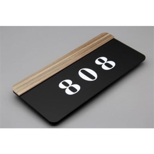 Hotel Hotel Apartment Room Private Room Number House Number Plate Building Unit Floor Card Custom
