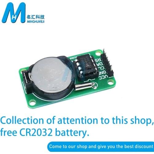 NEW Smart Electronics DS1302 Real Time Clock Module Development Board For Arduino Diy Starter Kit With battery