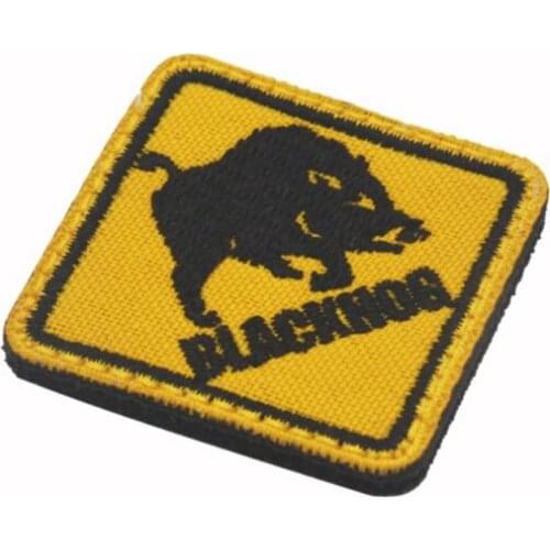 New Arrived BLACKHOG Wild Boar Mini Armbands Backpack Badge Zhangbu Standard Cloth Stickers