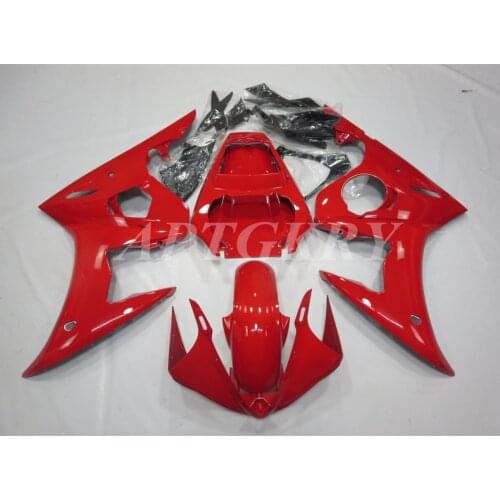 New ABS Plastic Shell Motorcycle Fairing Kits Fit For Yamaha YZF 600 R6 2003 2004 2005 R6 03 04 05 Bodywork set Custom Red