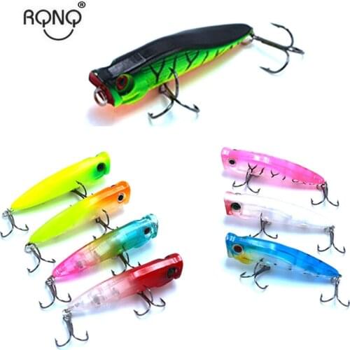 RQNQ Fishing bait jigging small fish on the water surface with realistic shape 7cm 6.2g artificial bait wiggler