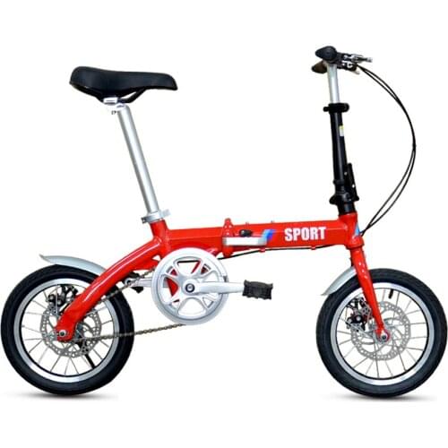 KOSDA Folding Bicycle 14 Inch 412 Ultralight MINI Aluminum Alloy Kids' Bike Single Speed V Brake Urban Commuter Bicycles