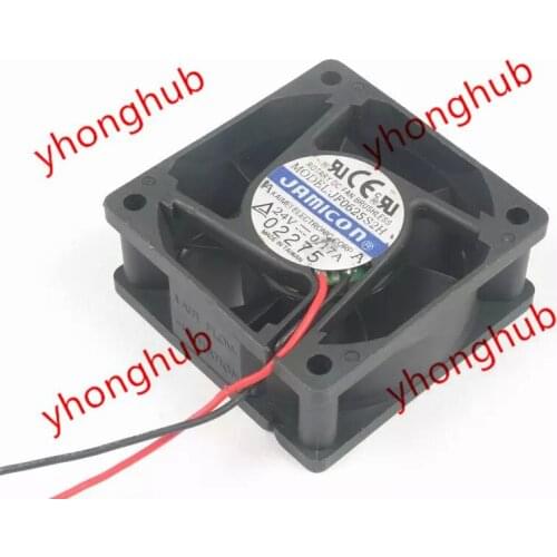 JAMICON JF0625S2H DC 24V 0.17A 2-wire 60x60x25mm Server Cooling Fan