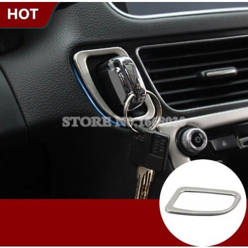 Interior Center Console Key Hole Frame Cover Trim For Audi Q5 8R 2009-2015 Car accesories interior Car decoration Car Trim