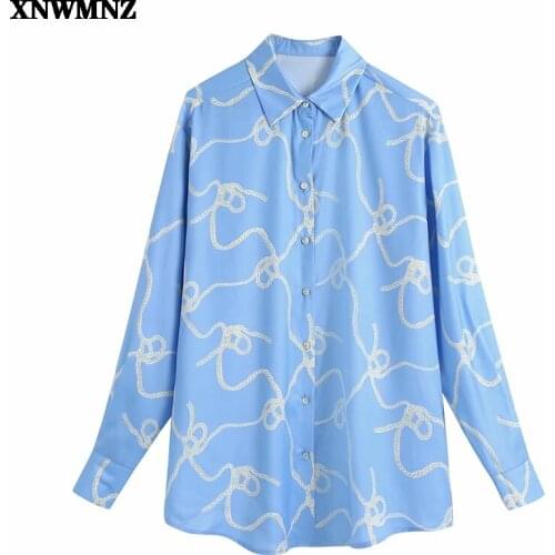 Женские голубые рубашки XNWMNZ China At AliExpress