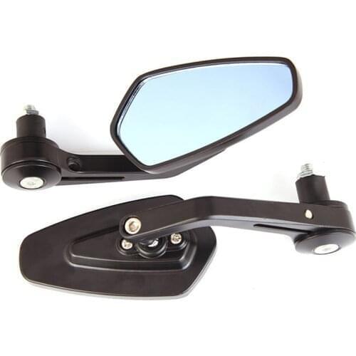 Motorcycle Rearview Mirror Universal Aluminum 7/8'' Handlebar End Mirrors For Ducati Monster 696 600 620 Scrambler BMW K1200LT