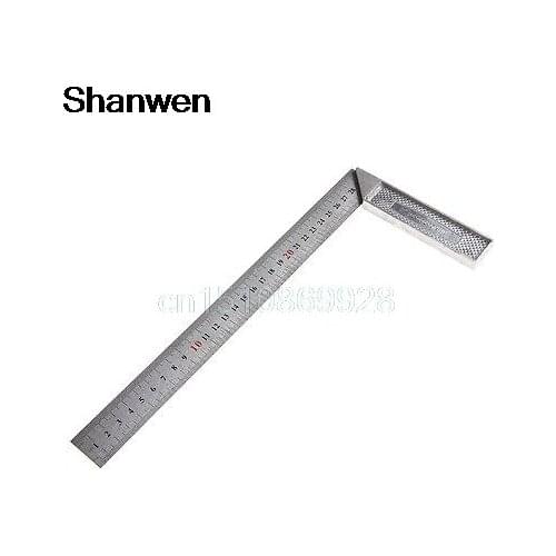 1Pc 30cm Stainless Steel Right Measuring Angle Square Ruler New