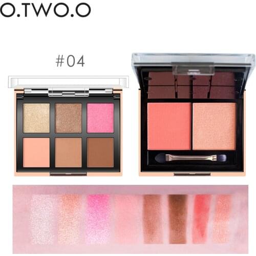 2 In 1 Eyeshadow Palette Colourful Matte Shimmer Makeup Pallet All In One Makeup Kit For Women Girl SANA889