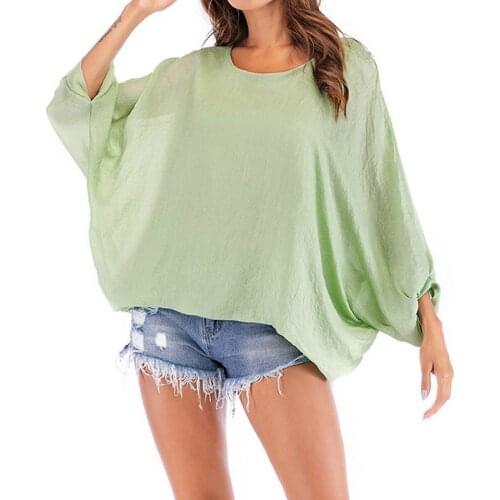 2021 Fashion Women Long Sleeve Blouse Solid Cotton Linen Shirt Summer Blusas Femininas Basic Tops Robe Loose Chemise Tunic XL