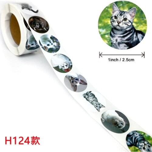 500pcs School Teacher Supplies Child Reward Sticker Labels Cute Cartoon Animals Sticker for Kids Encourage Sealing Labels Paper