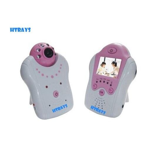 Digital 2.4 Ghz Wireless baby monitor , silver and pink color optional 1.5 inch LCD Screen baby observer in stock