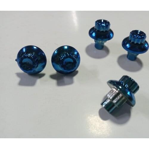 BBS Wheel Screw Yellow Blue Red Rivet Bolt wheel spare wheel rivets wheel cover lip screw bolts 120 Pcs