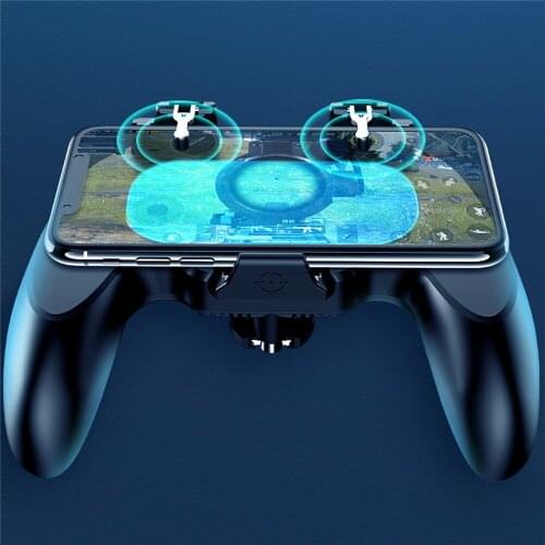 For PUBG Mobile Phone Gamepad with Cooling Fan L1R1 Shooter Controller Joystick Game Handle for iphone Android Smart Phones