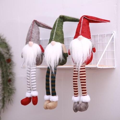 Elegent Handmade Swedish Tomte Christmas Decoration Santa Claus Scandinavian Plush Christmas Gnome Plush-Christmas Gift Birthday