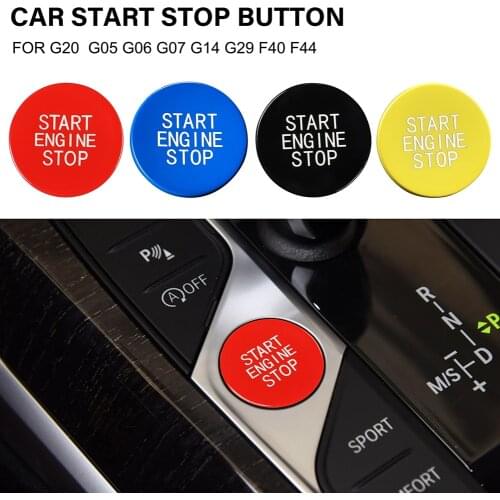 Car Engine Start Stop Button with Rearview Mirror Pendant Car Interior Stlying for G20 G05 G06 G07 G14 G29 F40 F44 Car Accessory