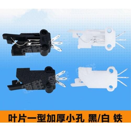 20PCS blade switch LSA-type thickened small hole blade button / micro switch black / white