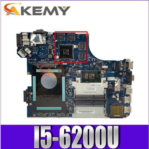 Laptop motherboard For LENOVO Thinkpad E560 i5-6200U Mainboard NM-A561 01AW109 SR2EY 216-0868000 DDR3