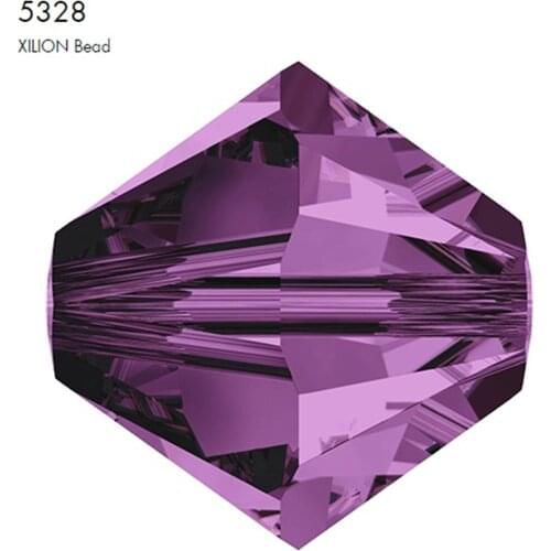 Hot selling 5328 3mm Plain Color-1 Rhombus Bicones Beads crystal from Austria loose beads retail for jewelry making Bijoux