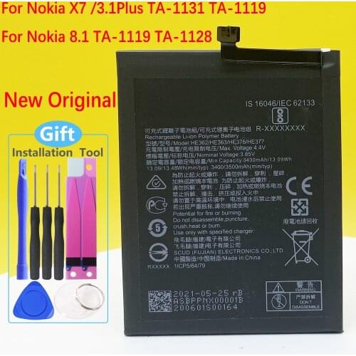 100% Original HE377 HE376 3500mAh Battery For Nokia X71 Mobile Phone Latest Production High Quality Battery+Home Delivery