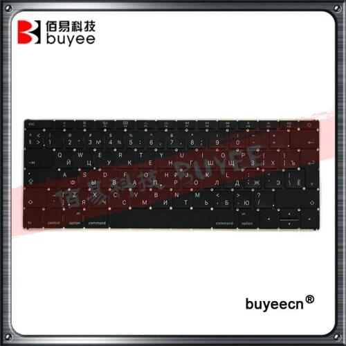 Genuine A1534 Russian Keyboards 2016 Year For Macbook Air Retina 12'' A1534 RU Keyboard Big Enter MLHA2 MLHC2 Replacement