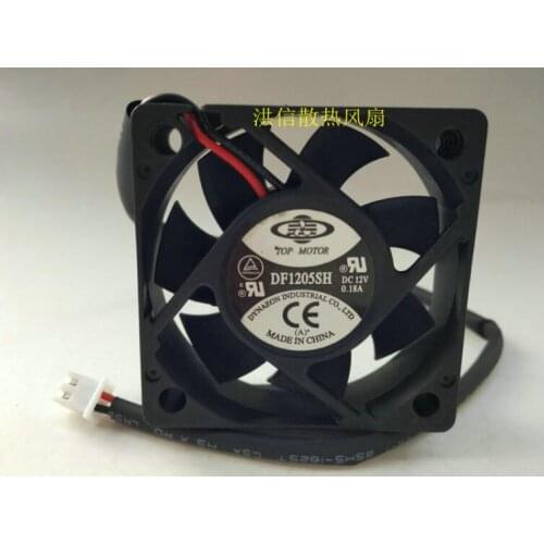 Original 5015 df1205sh dc12v 0.18a 5cm 50 * 50 * 15mmg two-wire mute fan