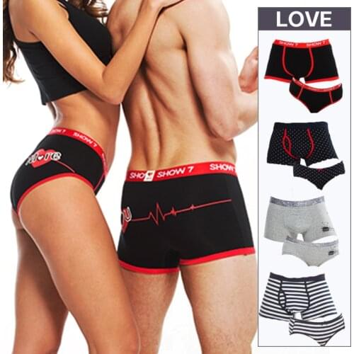 New High Quality Couples Comfortable Underpants Men Women Underwear Panties Boxers bamboo Lovers fiber Sexy