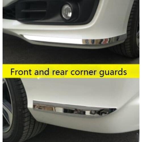 For Honda Odyssey 2015 2016 2017 2018 Front Protection Cover ABS Chrome Corner Protector Cover Decorative Anti-Scratch YJD