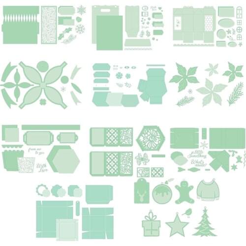 Gift Box Bag Pop Up Ball Metal Cutting Dies Scrapbooking Album Paper Diy Card Decoration Craft Embossing Die Cuts Making Crafts