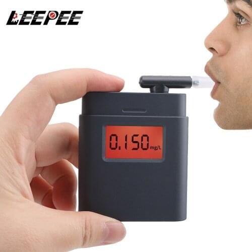 Professional Breath Analyzer Breathalyzer Alcohol Detector Digital Breath Alcohol Tester