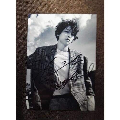 Hand signed Song Joong Ki autographed photo 5*7 inches free shipping 112018E