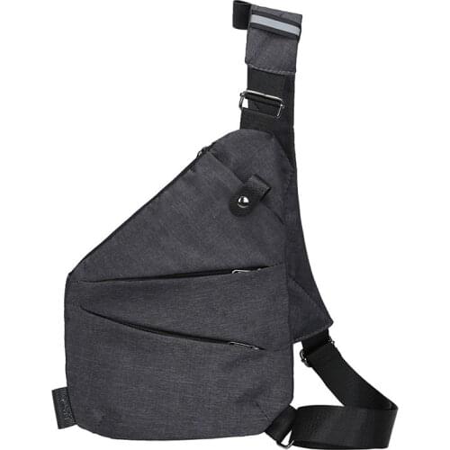 Thin Anti Theft Personal Pocket Shoulder Bag For Men Protable Handbag Man Multi-pocket Digital Storage Crossbody Bags Chest Bag