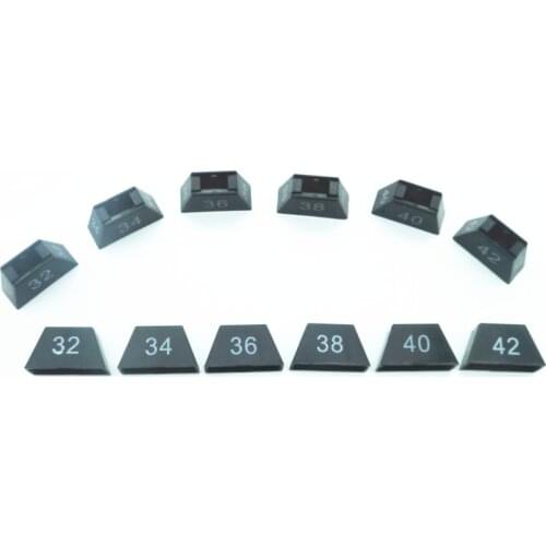 Hangers Size Markers Black Garment Size Lables 32 34 36 38 40 42 Sizes Tags On Clothes Hanger Size Divider