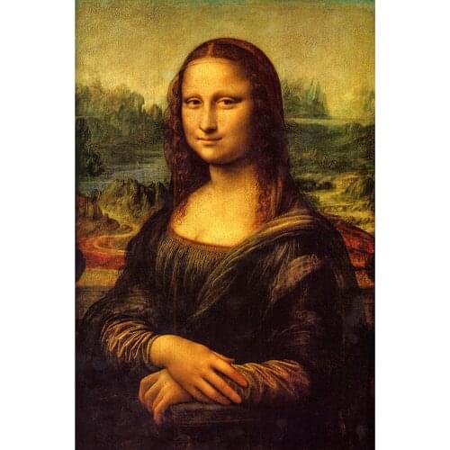 5d Diy Diamond Painting Mona Lisa Diamond Embroidery Diamond Cross Stitch Rhinestone Mosaic Wall Sticker Home Decoration
