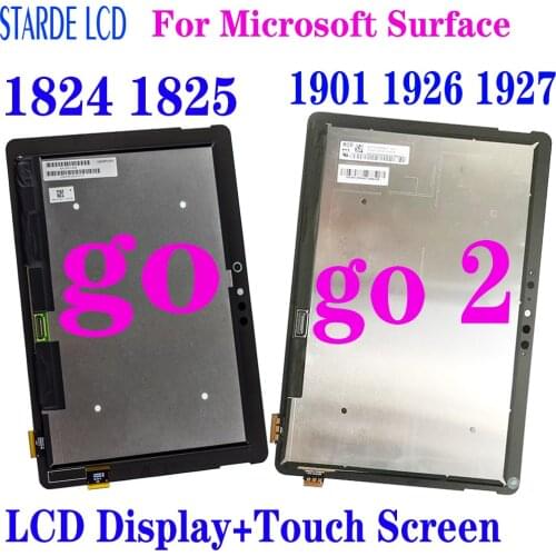 AAA+ LCD For Microsoft Surface Go 1824 1825 LCD Display Go 2 Go2 1901 1926 1927 Display Touch Screen Digitizer Assembly