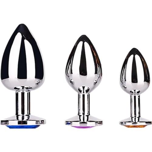 Anal Plug Metal Sex Vibrator Metal Anal Toys Stainless Smooth Steel Metal Anal Plug Sex-toy Anal DildoToys Dildo Intimate Goods