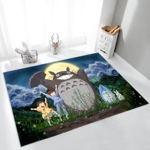 Anime Totoro My Neighbor Floor Rug Door Mat Carpet Room Doormat Non-slip Mat Gift