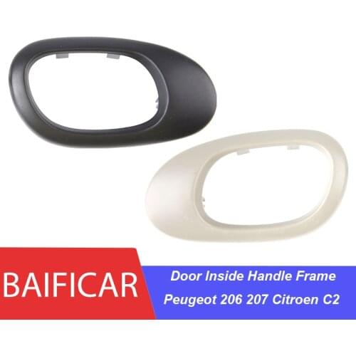 Baificar Brand New Inside Handles Frame Cover Interior Door Handle Trim Moulding 9119F2 9119F4 For Peugeot 206 207 Citroen C2