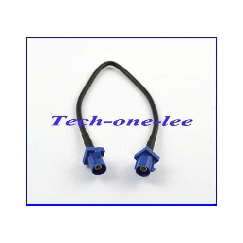 Free shipping (10pcs/lot) GPS antenna Extension cable Fakra C plug to male plug pigtail cable RG174 15CM