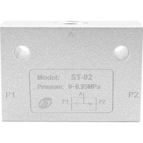 G 1/4 inch connection alloy pneumatic air shuttle valve ST-02