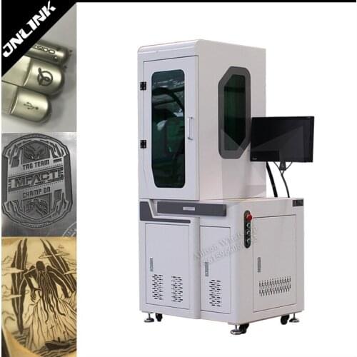 Hot sale CNC fiber laser marker laser marking machine etching machine 20 30 50 70 100 watt with anti-laser protect cover