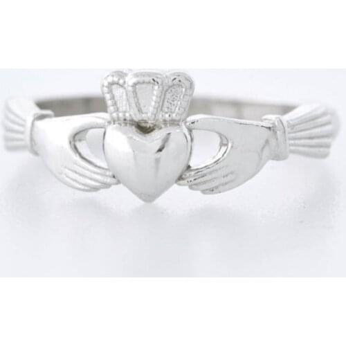 Exquisite Silver Color Heart Rings for Women Lover Valentine Mothers Day Gift Queen Crown Rings Wedding Engagement Jewelry