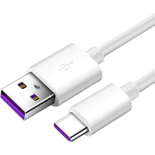 USB Type C Cable For Huawei Mate20 P40 Pro Xiaomi POCO Samsung S20 S21 5A Fast Charging Data Wire Cord USBC Type C Phone Cable