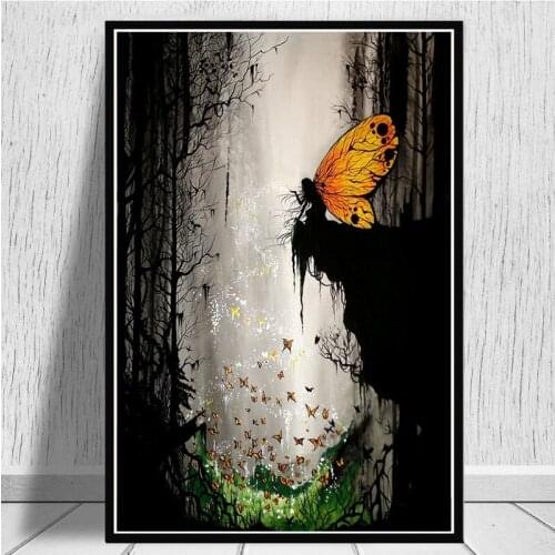 New Butterfly Fairy 5D Diamond Painting Mosaic Cross Stitch Square&Round Diamond Home Decorative Picture Hanging Painting