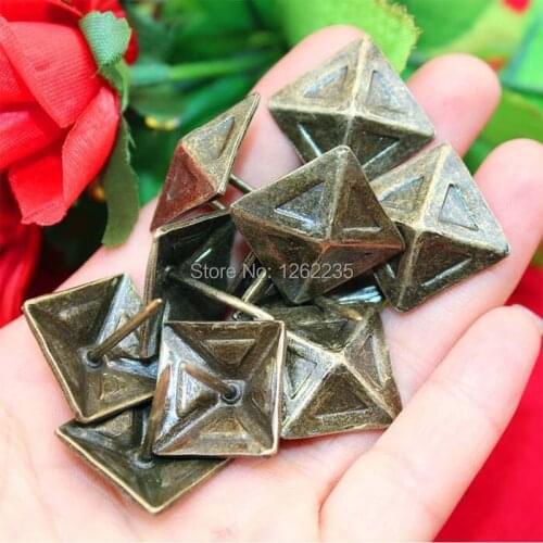 19*20mm Furniture Hardware square nails Quartet nails Nails plane Decorative nails Antique sofa doornail Wholesale