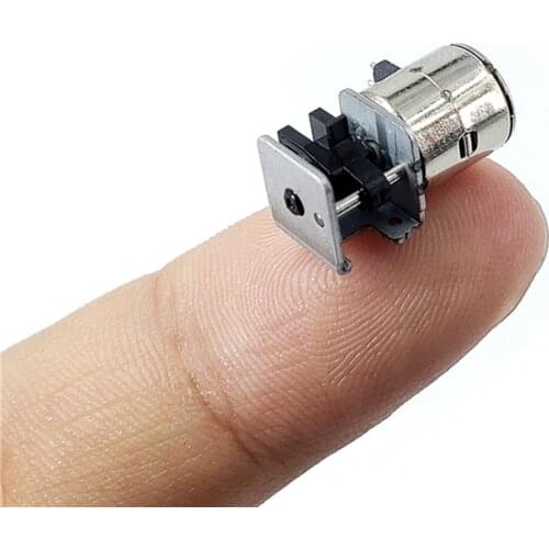 Miniature 8mm Stepper Motor 2 Phase 4 Wire Mini Micro Step Motor with Screw Rod Slide Stage for Camera Lens Adjusting DC 3V-5V