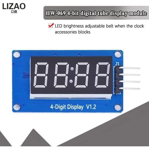 TM1637 LED Display Module For Arduino 7 Segment 4 Bits 0.36 Inch Clock RED Anode Digital Tube Four Serial Driver Board Pack
