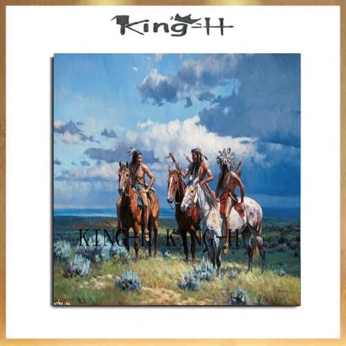 Hand-drawn characters of classical realism painting quality hunting drawing oil painting canvas modernism cubism wall hotel lobb