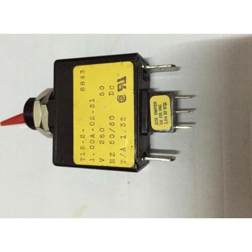 Original new 100% T15-2-1.00A-02-31V 250V 1.35A button circuit breaker